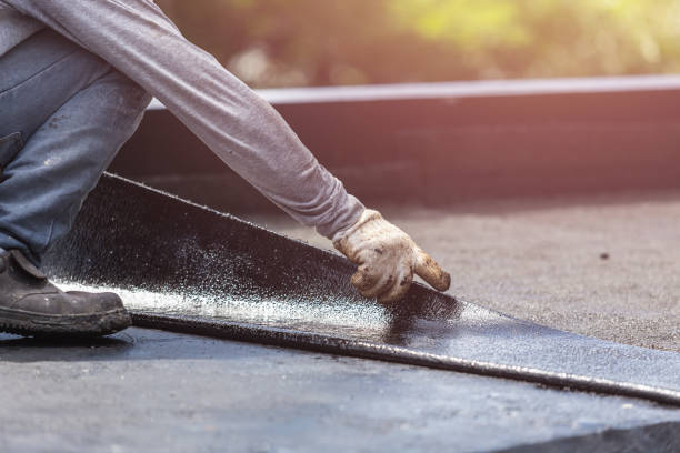 Professional Emergency Waterproofing technician working in Stoutsville, OH